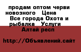 продам оптом черви новозного › Цена ­ 600 - Все города Охота и рыбалка » Услуги   . Алтай респ.